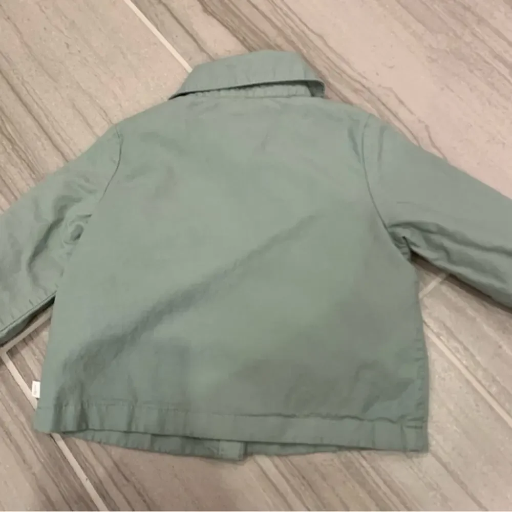 Baby b’Gosh Sage Green Button Down Light Jacket